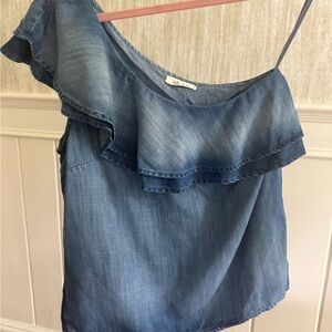 Bella Dahl Blue Denim Top